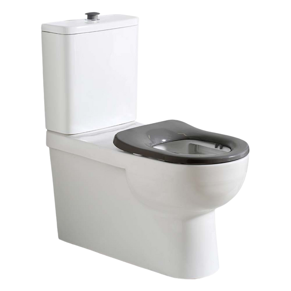Argent Alto Plus BTW Rear Entry Toilet Suite White