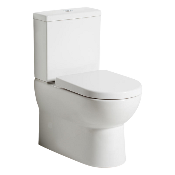 Argent Pace HygienicFlush BTW Toilet Suite Bottom Entry White