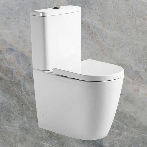 Argent Vista HygienicFlush BTW Toilet Suite White