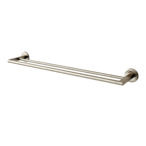 Villeroy & Boch Avia 2.0 600mm Double Towel Rail Brushed Nickel