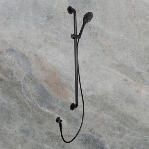 Argent Studio Advantage 32mm Shower Rail Set Matte Black