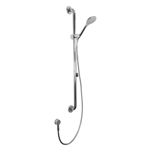 Argent Metro Advantage 32mm Shower Rail Set Push Pull Slide Chrome