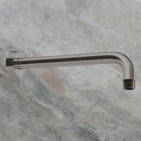 Argent Essential 300mm Wall Mounted Shower Arm Brushed Nickel
