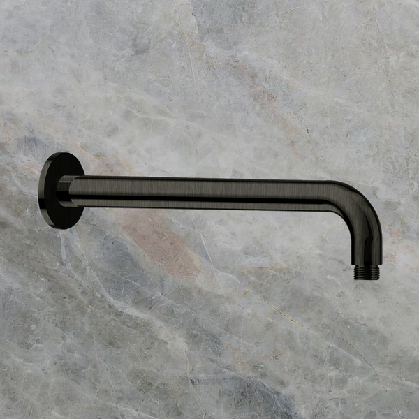 Argent Essential 300mm Wall Mounted Shower Arm Gunmetal