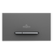 Villeroy & Boch ViConnect E300 Flush Plate with Satin Button Anthracite