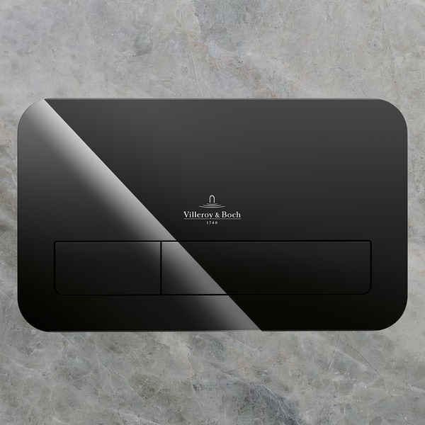 Villeroy & Boch ViConnect M200 Flush Plate Gloss Black