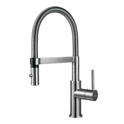 Villeroy & Boch Steel Expert Compact Kitchen Mixer Brushed Steel Lead Free