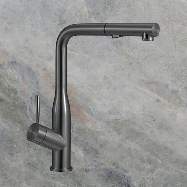 Villeroy & Boch Modern Steel 2.0 Kitchen Mixer Pull Out Spray Gunmetal