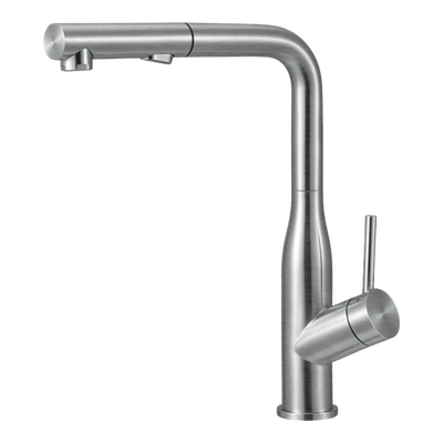 Villeroy & Boch Modern Steel 2.0 Kitchen Mixer Pull Out Spray Brushed Stainless Steel Lead Free