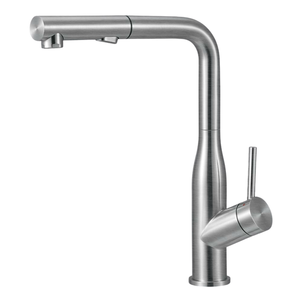 Villeroy & Boch Modern Steel 2.0 Kitchen Mixer Pull Out Spray Brushed Stainless Steel Lead Free