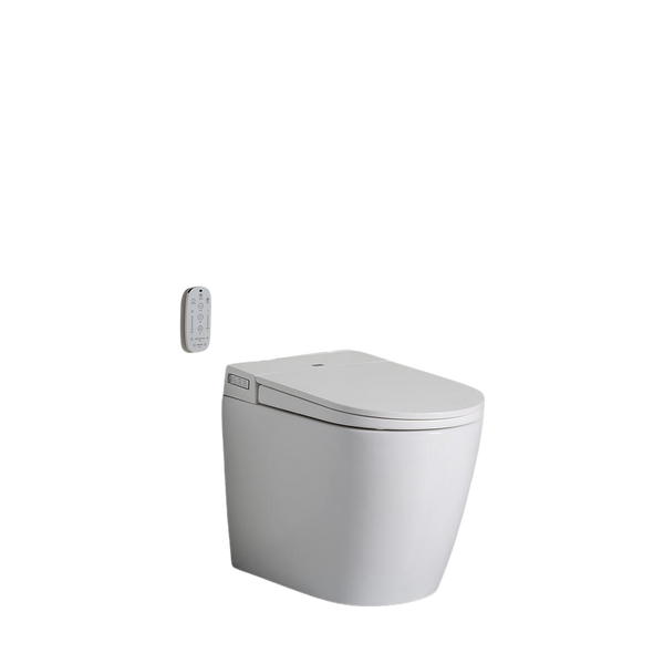 Argent Evo Wall Faced Smart Toilet Suite White