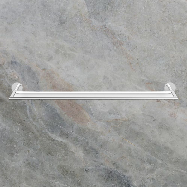 Argent Focus 800mm Double Towel Rail Chrome