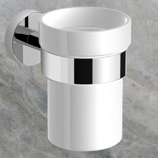 Argent Focus Toothbrush Holder Ceramic Chrome