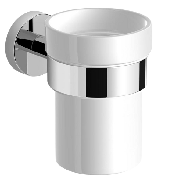Argent Focus Toothbrush Holder Ceramic Chrome
