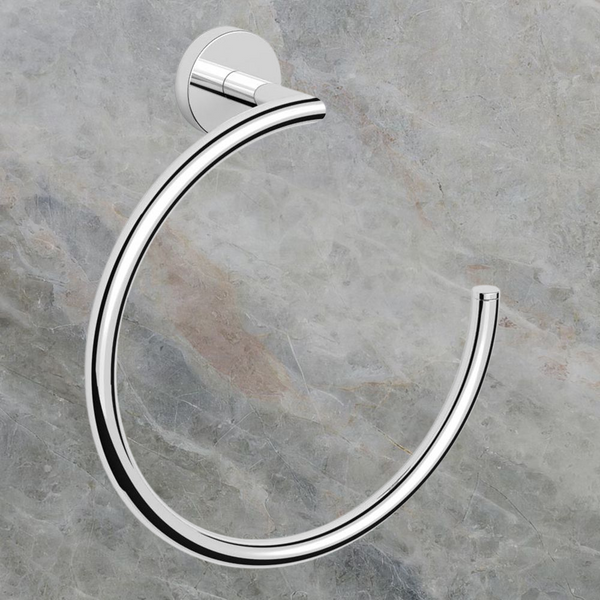 Argent Focus Towel Ring Chrome