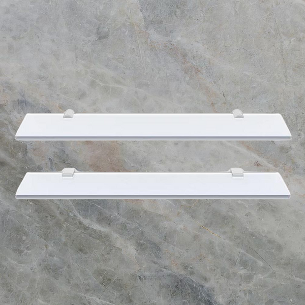 Argent Universal 450mm Glass Shelf Chrome