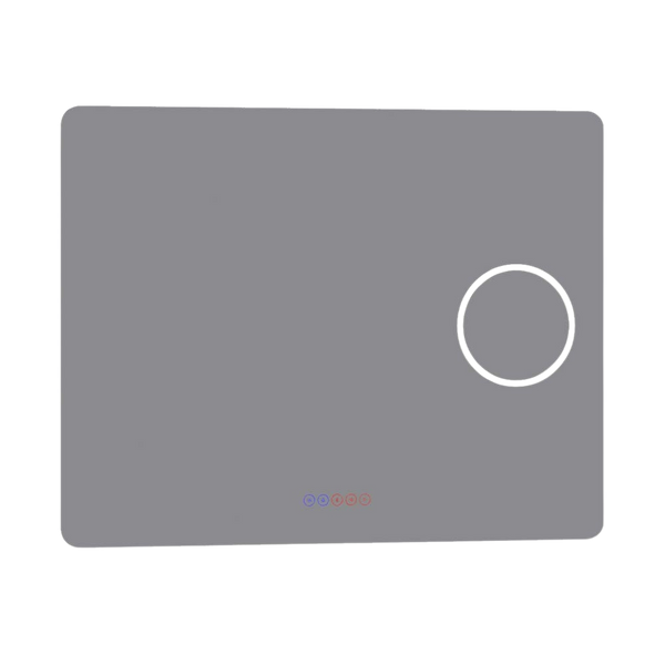 Argent Mondrian 900mm Smart LED Mirror With Bluetooth Speakers Frameless