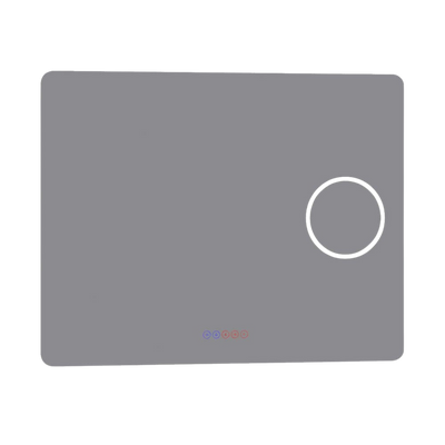 Argent Mondrian 900mm Smart LED Mirror With Bluetooth Speakers Frameless