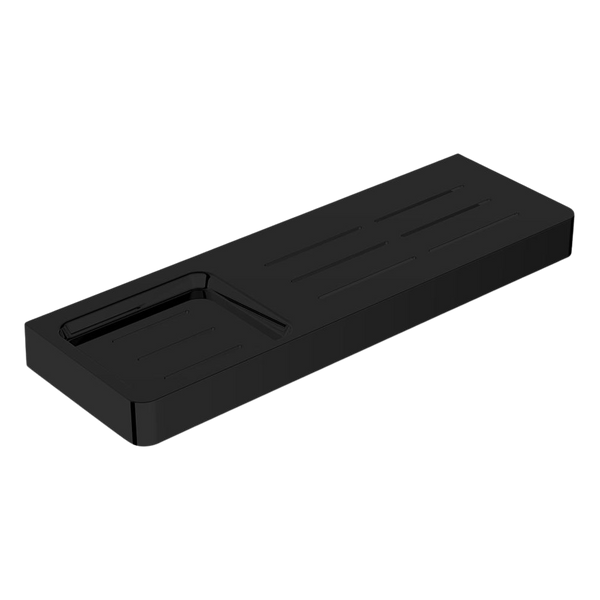 Argent Mondrian Neu 300mm Shower Shelf Matte Black