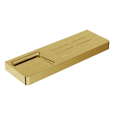Argent Mondrian Neu Shower Shelf Brushed Gold