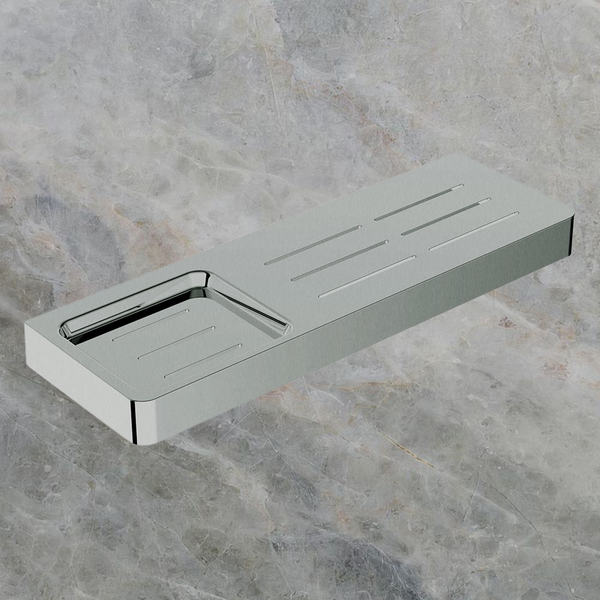 Argent Mondrian Neu Shower Shelf Brushed Nickel