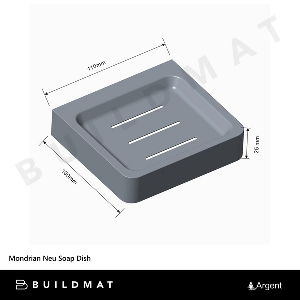 Argent Mondrian Neu Soap Dish Chrome