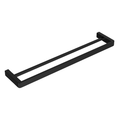 Argent Mondrian Neu 600mm Double Towel Rail Matte Black