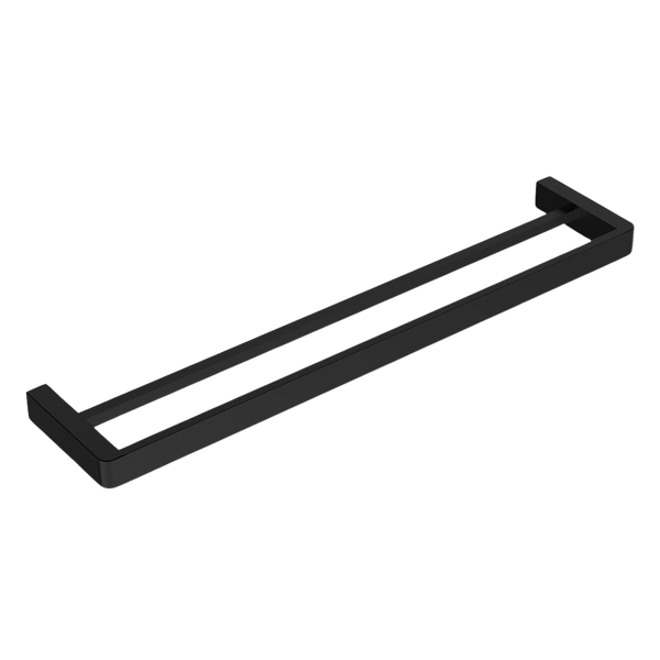 Argent Mondrian Neu 600mm Double Towel Rail Matte Black