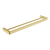 Argent Mondrian Neu 600mm Double Towel Rail Brushed Gold