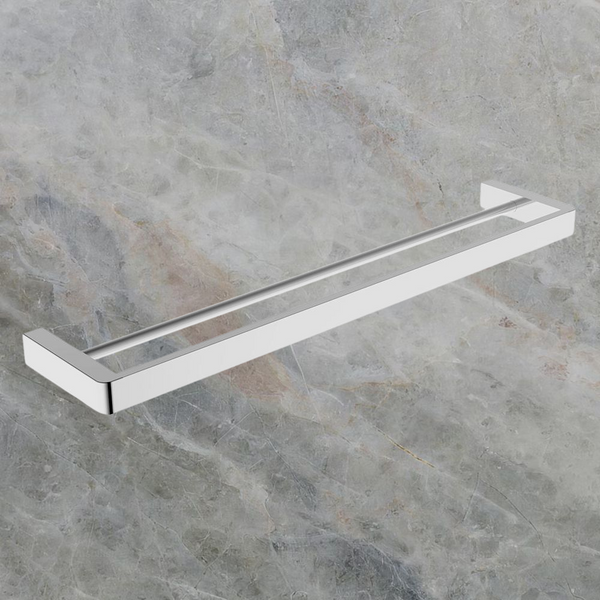 Argent Mondrian Neu 600mm Double Towel Rail Chrome