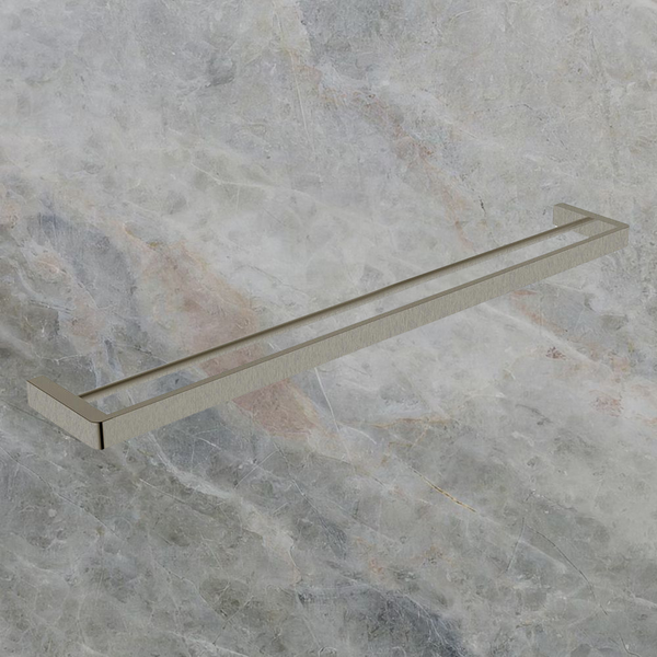 Argent Mondrian Neu 800mm Double Towel Rail Brushed Nickel