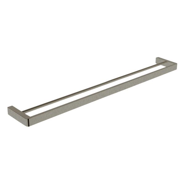 Argent Mondrian Neu 800mm Double Towel Rail Brushed Nickel