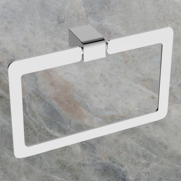 Argent Mondrian Neu Towel Ring Chrome