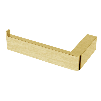 Argent Mondrian Neu Toilet Roll Holder Left Hand Brushed Gold