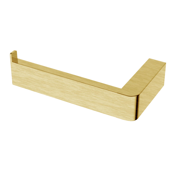 Argent Mondrian Neu Toilet Roll Holder Left Hand Brushed Gold