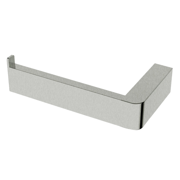 Argent Mondrian Neu Toilet Roll Holder Left Hand Brushed Nickel