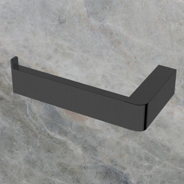 Argent Mondrian Neu Toilet Roll Holder Left Hand Gunmetal