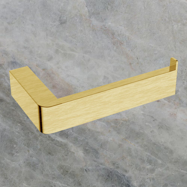 Argent Mondrian Neu Toilet Roll Holder Right Hand Brushed Gold