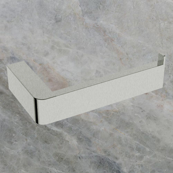 Argent Mondrian Neu Toilet Roll Holder Right Hand Brushed Nickel