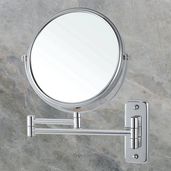 Argent Wall Mounted Magnifying Mirror Chrome
