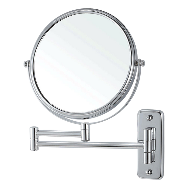 Argent Wall Mounted Magnifying Mirror Chrome