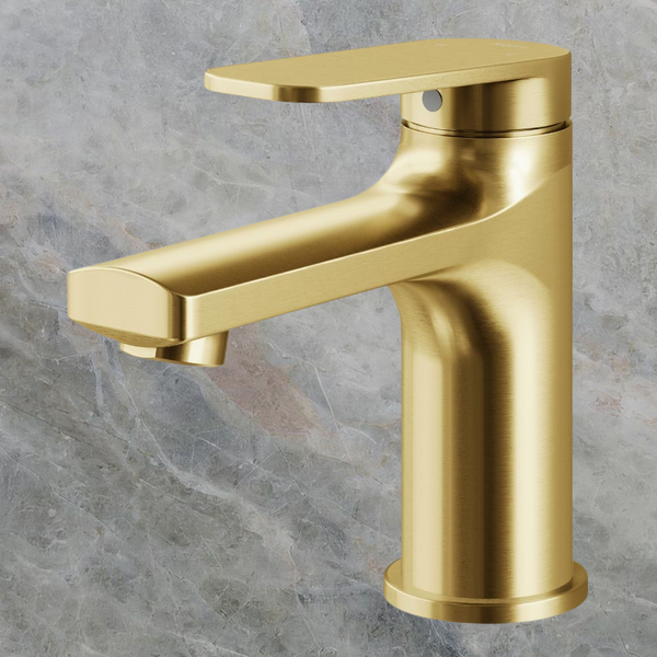 Argent Pace 2.0 Basin Mixer Brushed Gold Lead Free