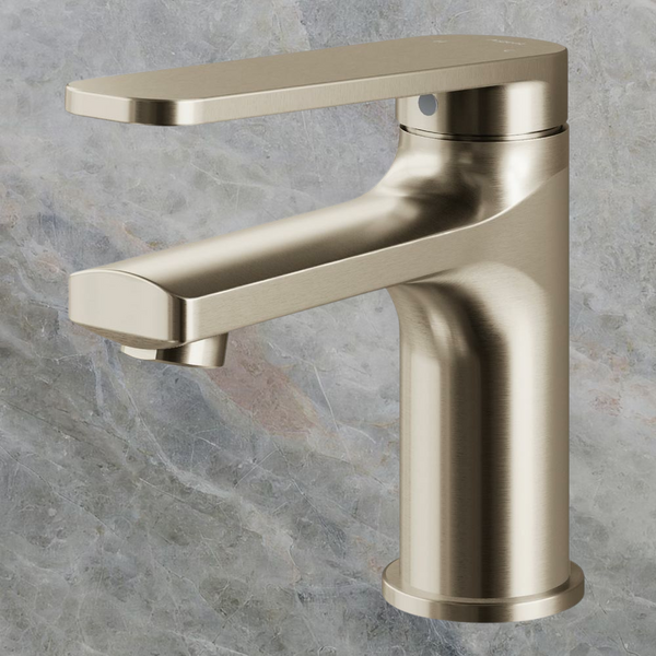 Argent Pace 2.0 Comfort Basin Mixer Brushed Nickel Lead Free