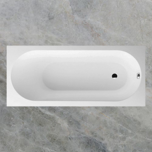 Villeroy & Boch Oberon 1700mm Drop In Bath with White Overflow White