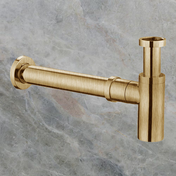 Argent Bottle Trap 32-40mm P Trap Brushed Gold