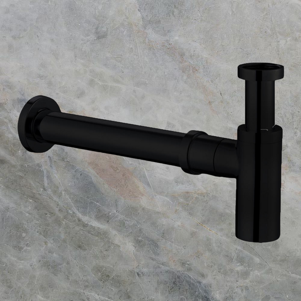 Argent Bottle Trap 32-40mm P Trap Matte Black