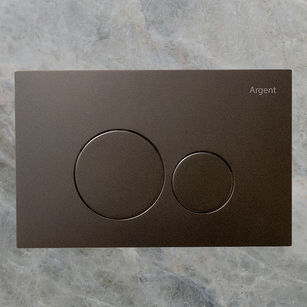 Argent Grace Round Mechanical Flush Plate Gunmetal