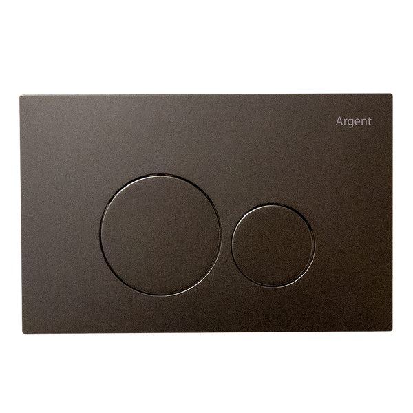 Argent Grace Round Mechanical Flush Plate Gunmetal