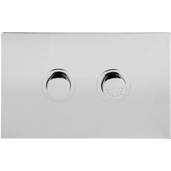 Argent Focus Comfort Pneumatic Round Flush Plate Chrome