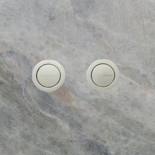 Argent Focus Remote Round Flush Buttons Chrome